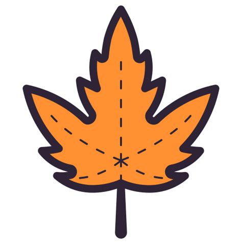 Maple leaf Generic color lineal-color icon