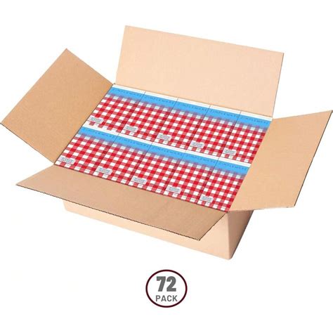 Red Gingham Checkered Pack Standard Disposable Plastic Party Picnic