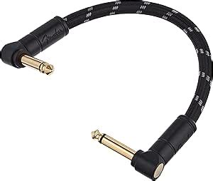 Amazon Fender シールドケーブル Deluxe Series Instrument Cables Bowl of 20