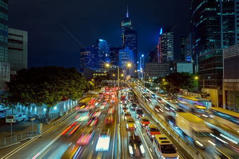 香港街头夜景图片素材 正版创意图片500613765 摄图网