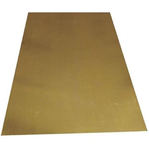 Golden Polished Brass Sheet Rectangular 2mm At Rs 460 Kg In Bengaluru