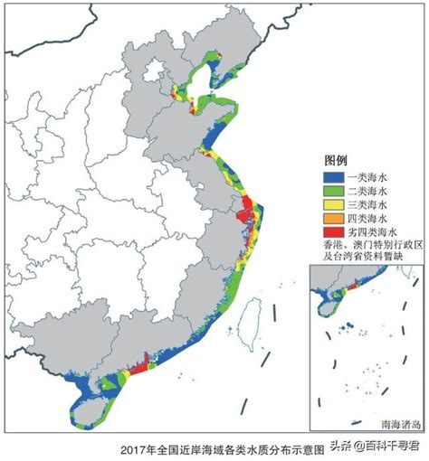 中国海域地图，我国四大海域中哪一个污染最严重 科猫网