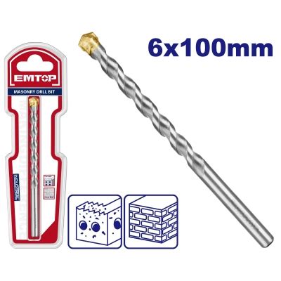 Mecha Punta Widia 6X100Mm Emtop Indutrial Ecdb020610 Emtop