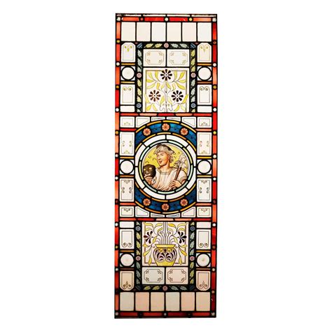 English Antique Stained Glass Window Depicting The Prodigal Son At 1stdibs Stained Glass