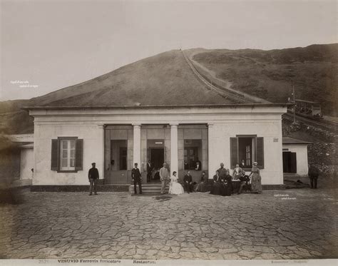 Napoli Giorgio Sommer Vesuvio Stazione Inferiore Della Funicolare