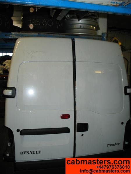 Renault Master Rear Doors for sale at Cabmasters