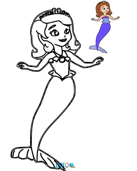 Disegni Principessa - Disegni Da Colorare Sofia La Principessa