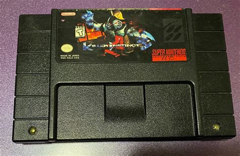 Snes Killer Instinct Super Nintendo Video Game Cartridge Etsy