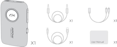 MPOW BH390A Bluetooth Transmitter and Receiver User Manual