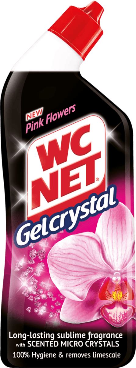 WC NET Sredstvo za čišćenje wc školjke Gelcrystal Pink Flowers 750