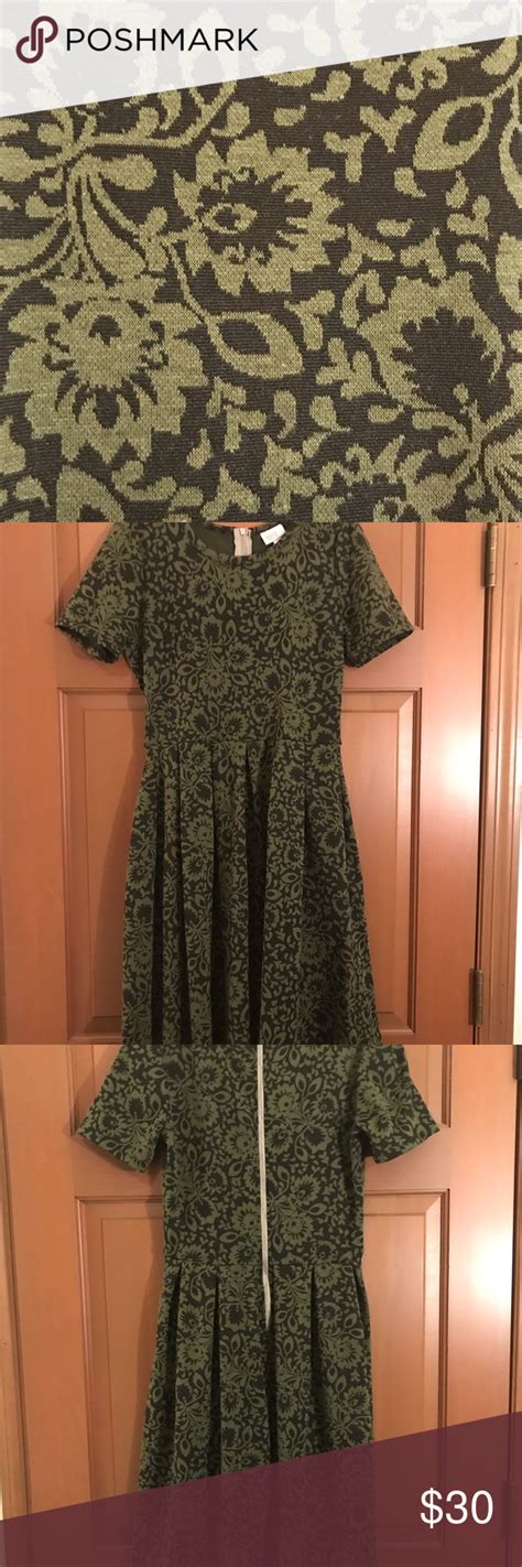 Floral Lularoe Amelia Dress With Pockets