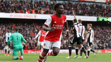 Saka Martinelli Give Arsenal Victory Over Newcastle At Home