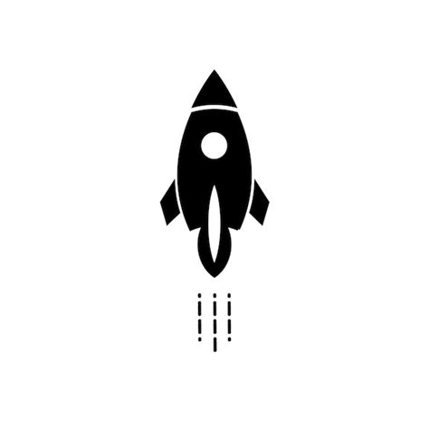 Premium Vector Rocket Icon Vector Rocket Ship In A Flat Style Vector