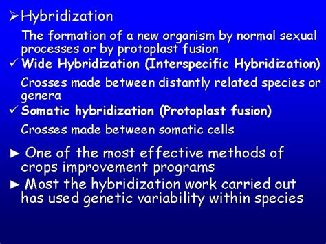 Hybridization Taryono Faculty Of Agriculture Gadjah Mada University