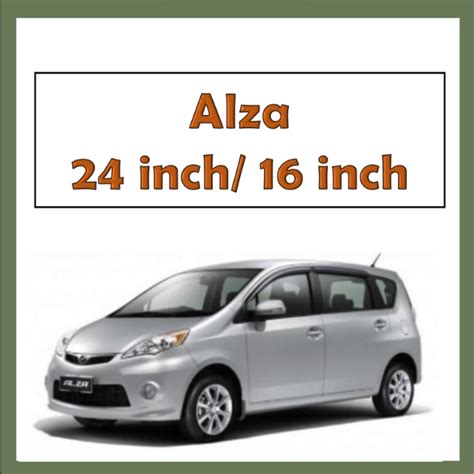 Silicone Soft Wiper Blade For Perodua Alza Axia Bezza Kancil Kelisa