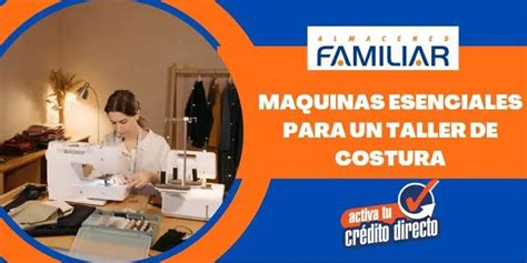 M Quinas Esenciales Para Taller De Costura Montesco Jeans