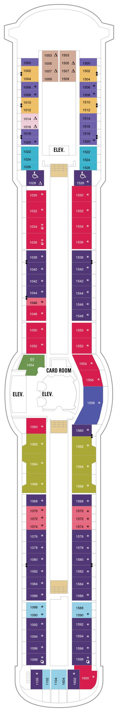 Radiance of the Seas Deck Plans | CruiseInd