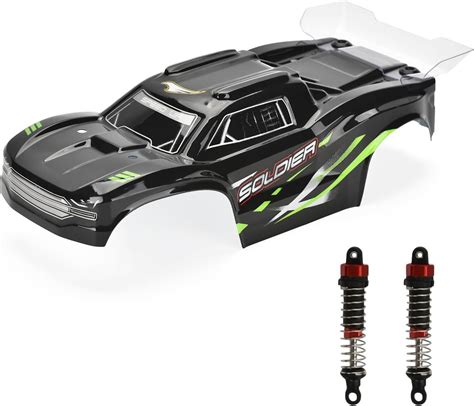 Amazon Wiaorchi Scale Rc Car Accessories Black Green Shell