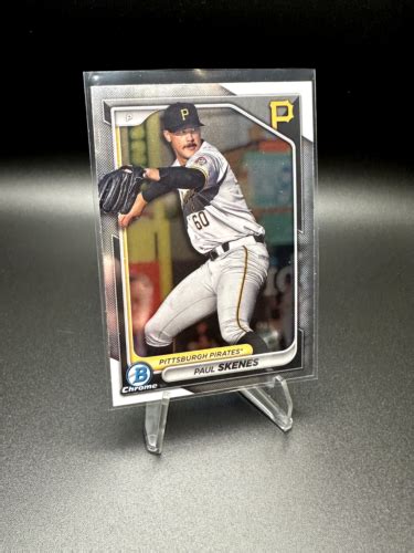 2024 Bowman Chrome Paul Skenes Pittsburgh Pirates Prospect BCP 125