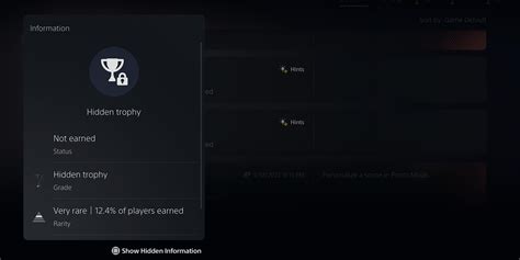 PS5 Users Can Now Reveal All Hidden Trophies at Once