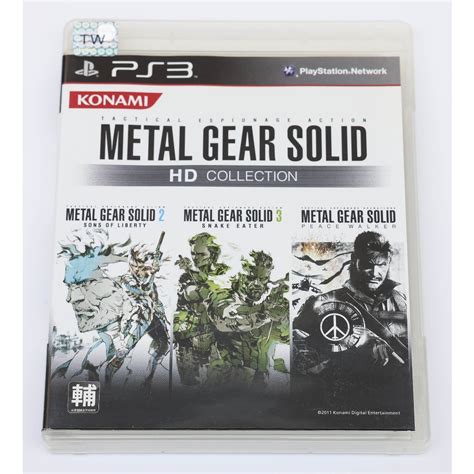 二手 Ps3 Metal Gear Solid Hd Collection 潛龍諜影 高解析度版 3合1 英文亞版 蝦皮購物