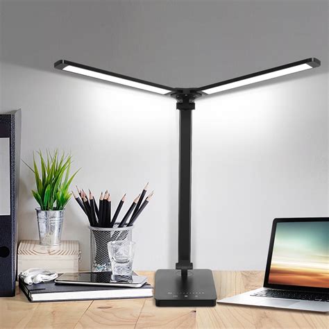 adjustable foldable desk lamp  home officedouble swing arm bright