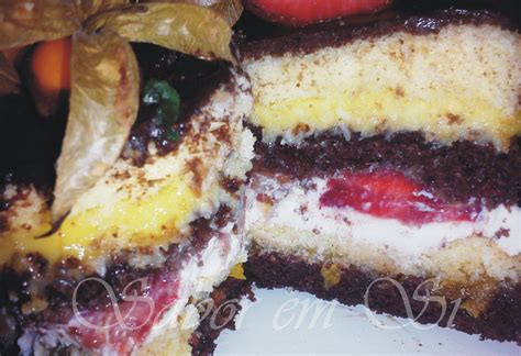 Bolo Nú ou Naked Cake