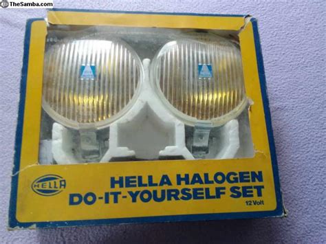 TheSamba VW Classifieds Hella 140 Halogen Chrome Yellow Fog