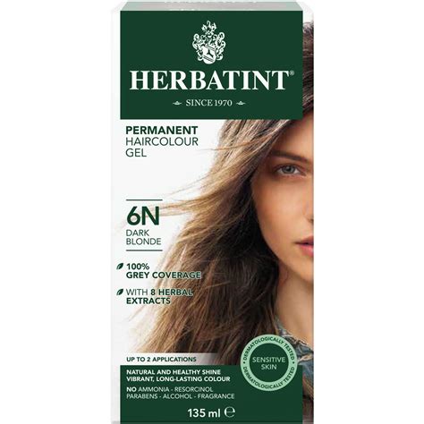 Herbatint Permanent Natural Hair Color Gel N Dark Blonde CTC Health