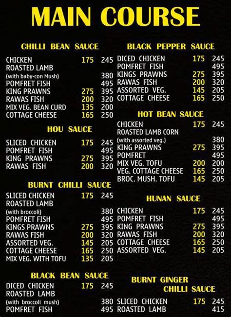 Menu at Wok Hei, Mumbai, 14 Sunder Apartment Sion Trombay Road