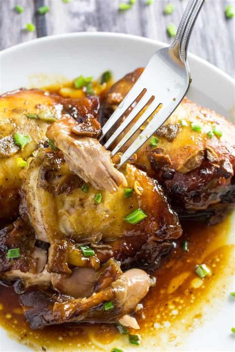 Slow Cooker Honey Garlic Chicken Recipe Dishing Delish