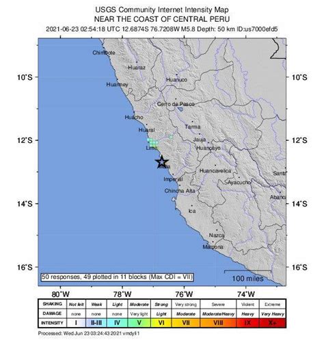 Un Terremoto De Magnitud De 6 Grados Sacude La Capital De Perú