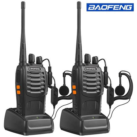 Pcs Baofeng Bf S Two Way Radio Uhf Portable Walkie Talkies Amateur