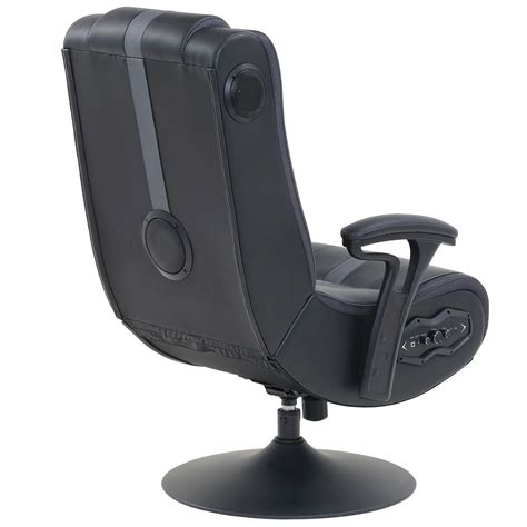 True Innovations 51579ec Pedestal Gaming Chair With Built In Sound And Vibration System Dealepic