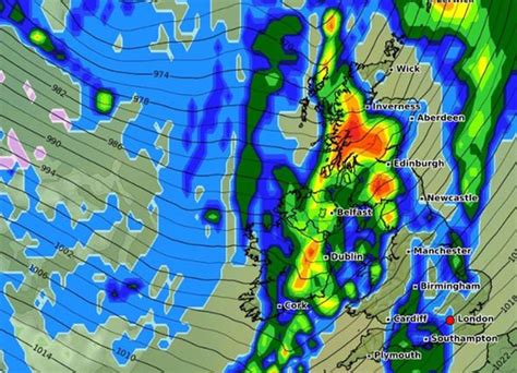 Met Office warnings MAPPED: Weather BOMB to batter Britain - is your area at risk? | Weather ...