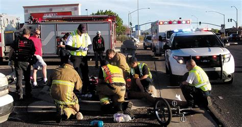 Bicyclist Crashed Into Pickup Truck On Stockton Hill