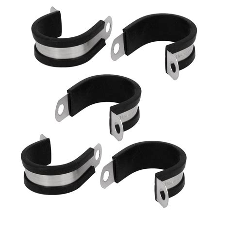 Mm Dia Epdm Rubber Lined P Clips Water Pipe Tube Clamps Holder Pcs