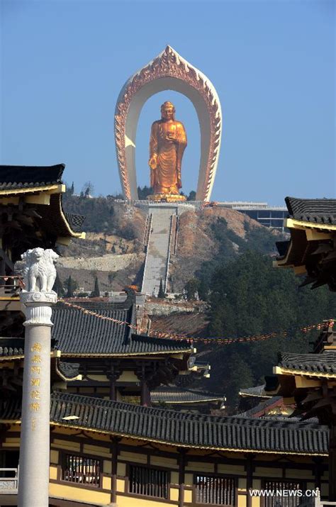 World S Tallest Buddha Statue Basically Completed In E China Cn