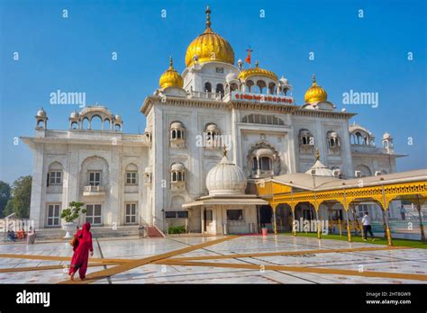 Largest Sikh House Of Worship In Delhi Hi Res Stock Photography And