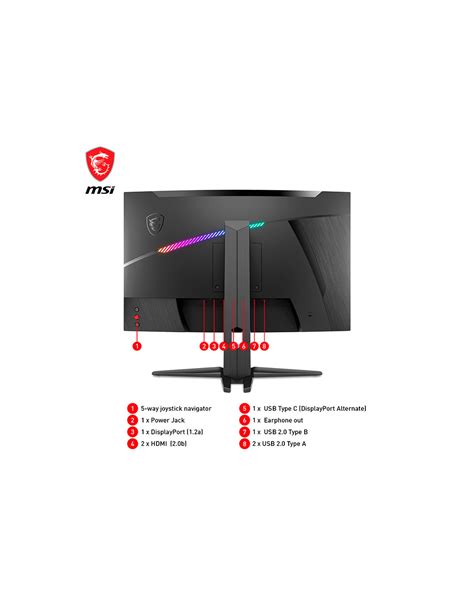 Msi Mag Cqrf Qd Monitor Curvo Wqhd Hz