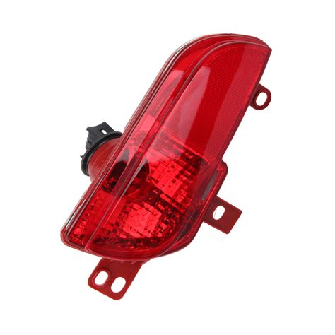 Rear Left Fog Light Assembly Ha Red Shell Replacement For Peugeot