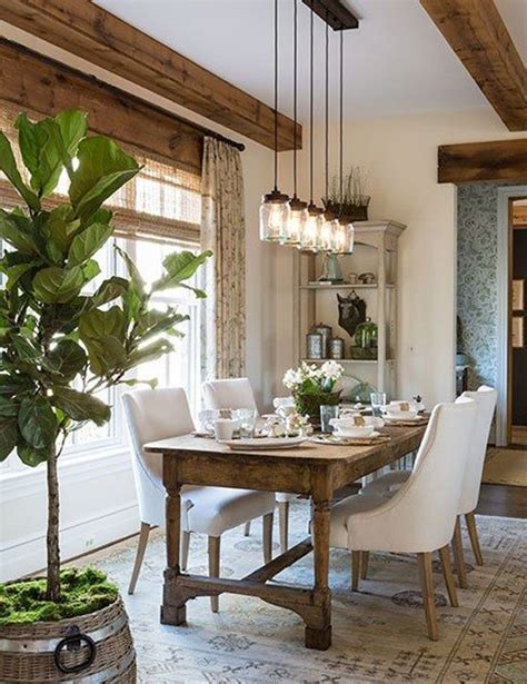 20++ Farmhouse Dining Room Lighting - HOMYHOMEE