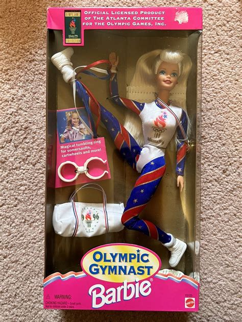 Vintage Mattel Olympic Gymnast Barbie Doll Nrfb Values Mavin