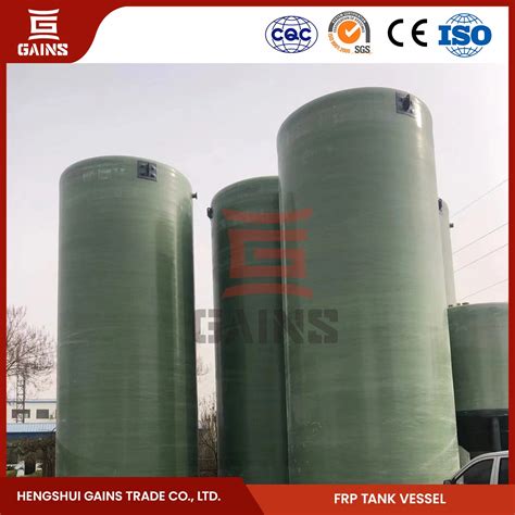 Gains Horizontal Frp Expansion Chemical Tank Factory L Frp Tank