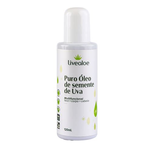 PURO OLEO SEMENTE DE UVA 120ML Livealoe