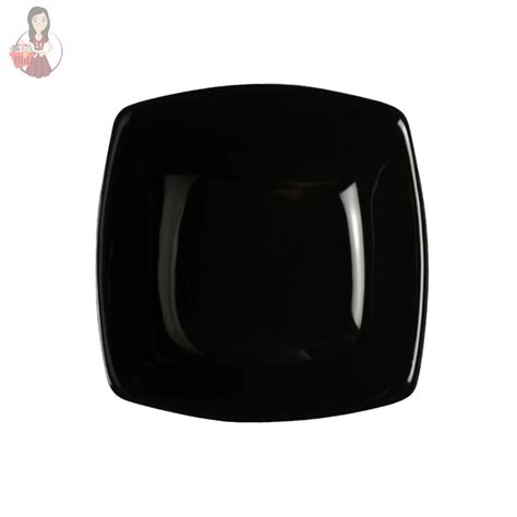 Prato Fundo Porcelana Oriental Preto 17 5cm Germer