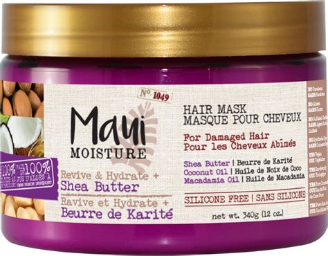 Maui Moisture Heal And Hydrate Shea Butter Hair Mask 340g Amazonca