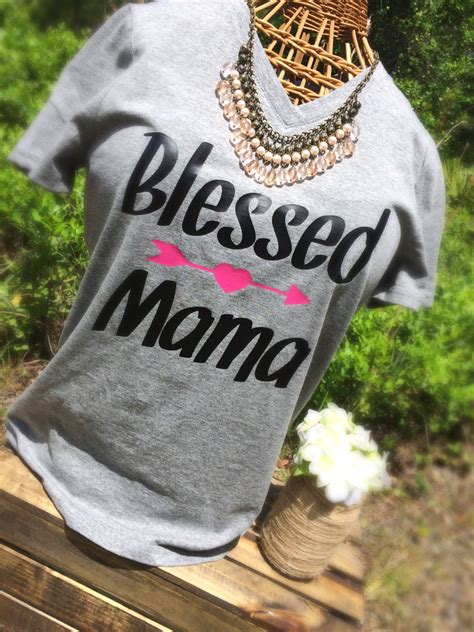 Blessed Mama Shirt Blessed Mom Mommy Mamaw By Thecountrytrunk