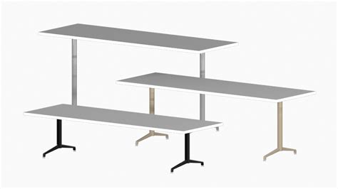 Rectangle Smaart Table With T Base Futrus Solutions With Corian Design