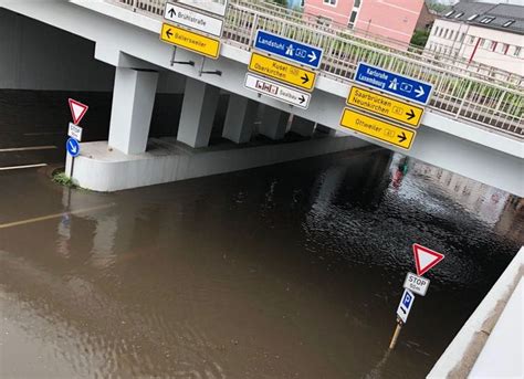 Unwetter im Landkreis St Wendel Landrat dankt Hilfskräften St